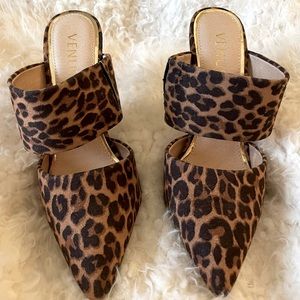 VENUS Leopard Heels-New without tags